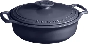 Emile Henry Made in France SUBLIME Ceramic Braiser 4Qt|Indigo
