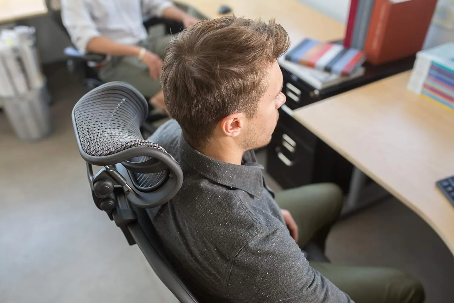 Engineered Now The Original Headrest for The Herman Miller Aeron Chair (H3 for Remastered, Carbon)