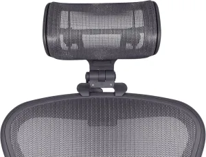 Engineered Now The Original Headrest for The Herman Miller Aeron Chair (H4 for Remastered, Carbon)