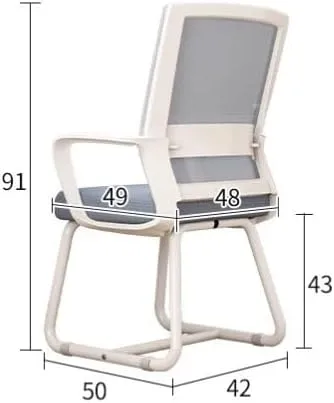 Ergonomic Desk Chair Office Chair, Ergonomic Desk Chair, Middle Back Desk Chair Breathable Mesh Home Office Chair Office Chair(Green)