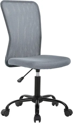 Ergonomic Office Chair Desk Chair Mesh Computer Chair Back Support Modern Executive Mid Back Rolling Swivel Chair for Women, Men (Grey)