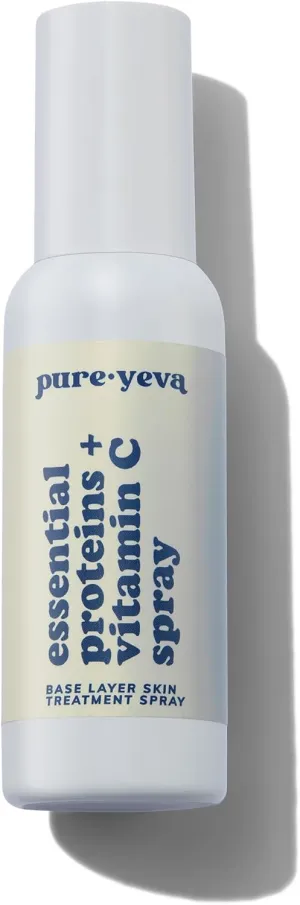 Essential Proteins & Vitamin C Spray for Face - Facial Spray Hydrating Mist & Facial Toner for Women with Amino Acids, VIT C & Natural Plant Extracts - Base Layer for Skin Prep - 4 fl oz