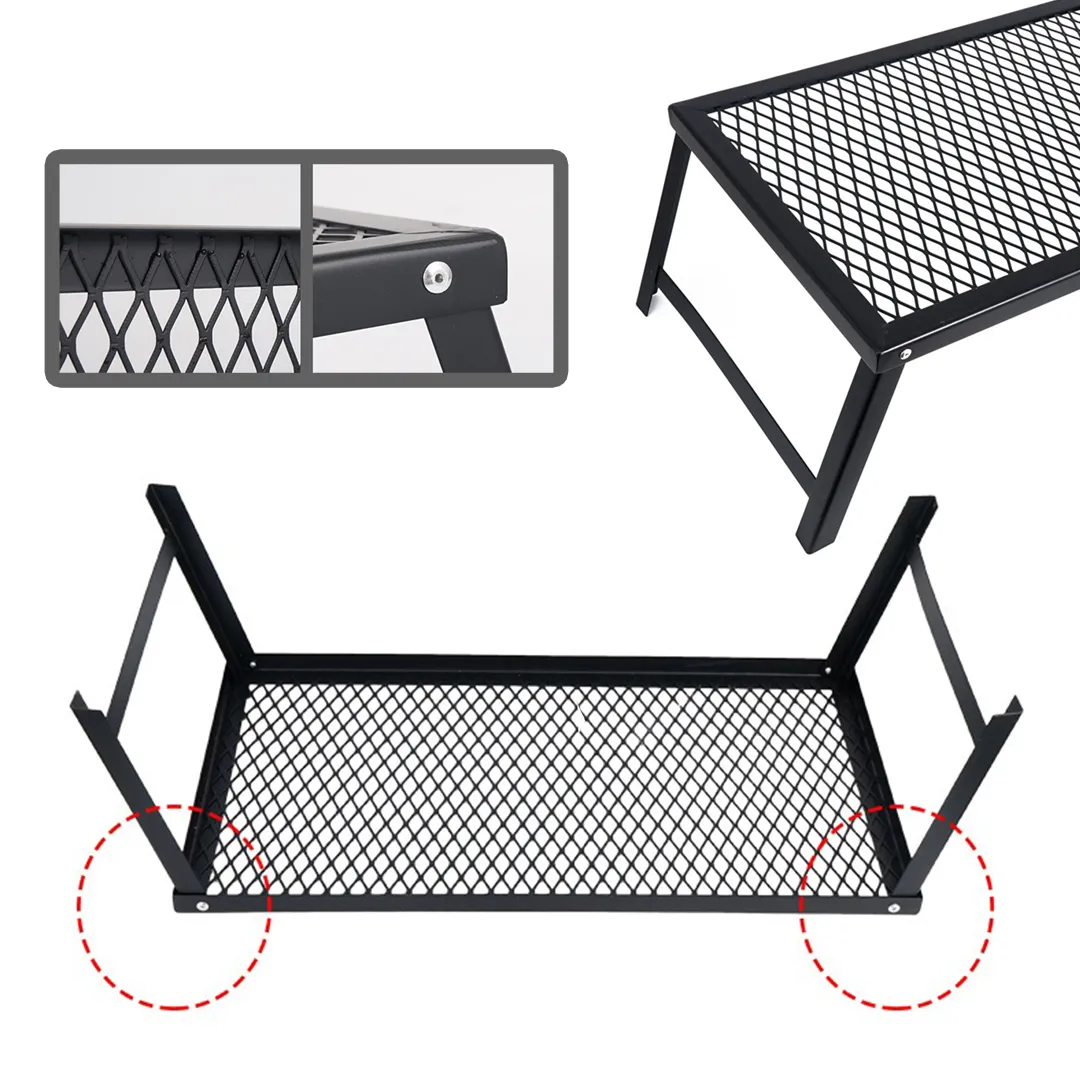 Everest Camp Foldable Steel Mesh Table