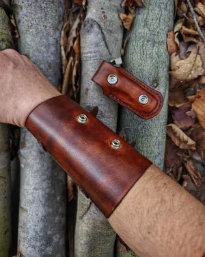 Everyday and Design, Stitched, Outdoor Hand Low-cost – Snap-On for Knife Set Bracelet Handmade and Leather Use Folding Affordable delivery Genuine Perfect
