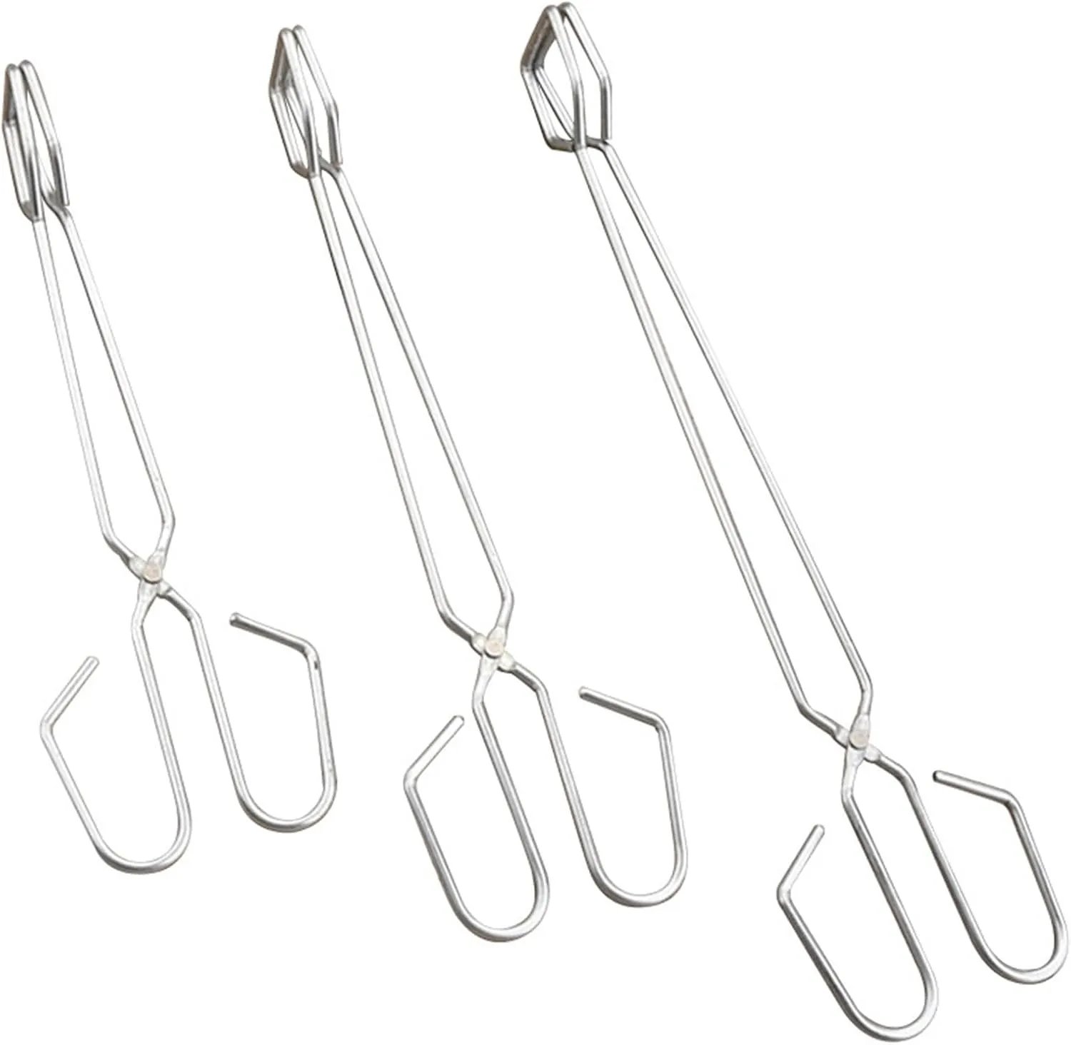 Extended Charcoal clamp Pliers Household Barbecue Carbon clamp Outdoor Grilled Fish clamp Food Frying clamp Commercial Barbecue Tools(Small)