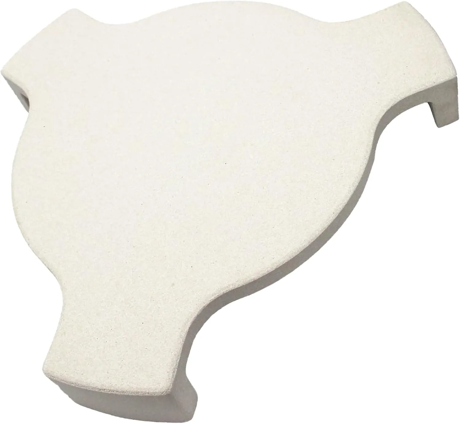 Extra Thick with legs Ceramic Pizza Stone, Heat Deflector Conveggtor, Smoking Stone ceramic plate for BGE, Big Green Egg Large, Kamado Char-Griller AKORN 18" Charcoal Grill Accessories