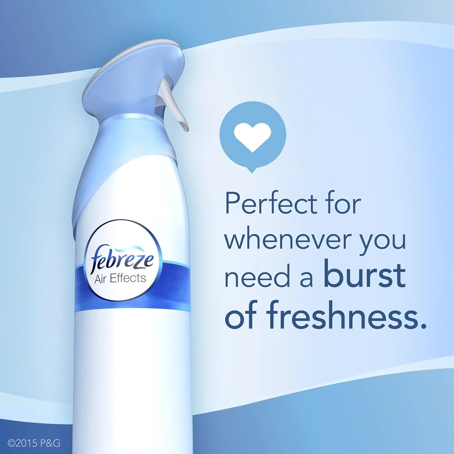 Febreze Air Effects Heavy Duty Crisp Clean Air Freshener, 2 ct