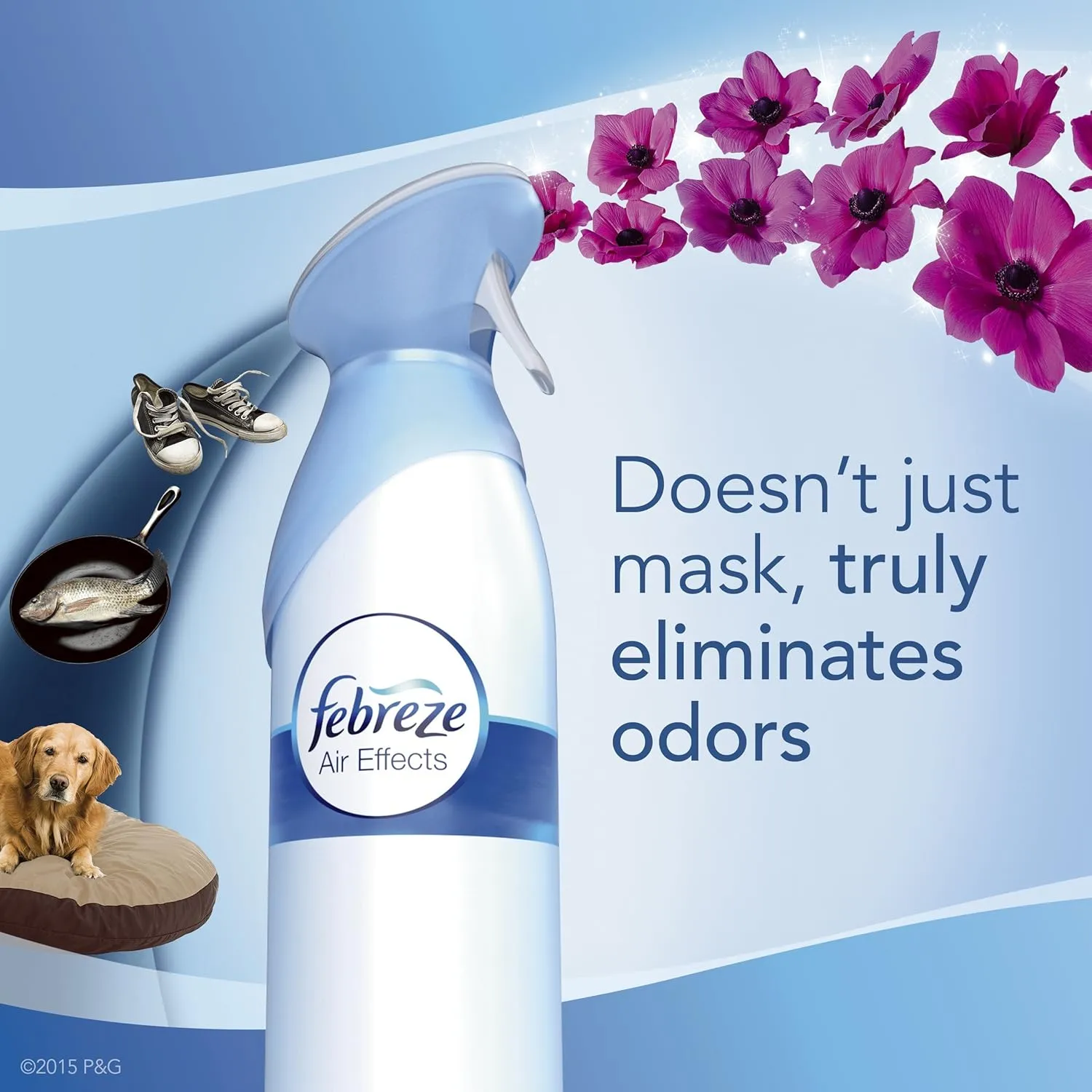 Febreze Air Effects Heavy Duty Crisp Clean Air Freshener, 2 ct