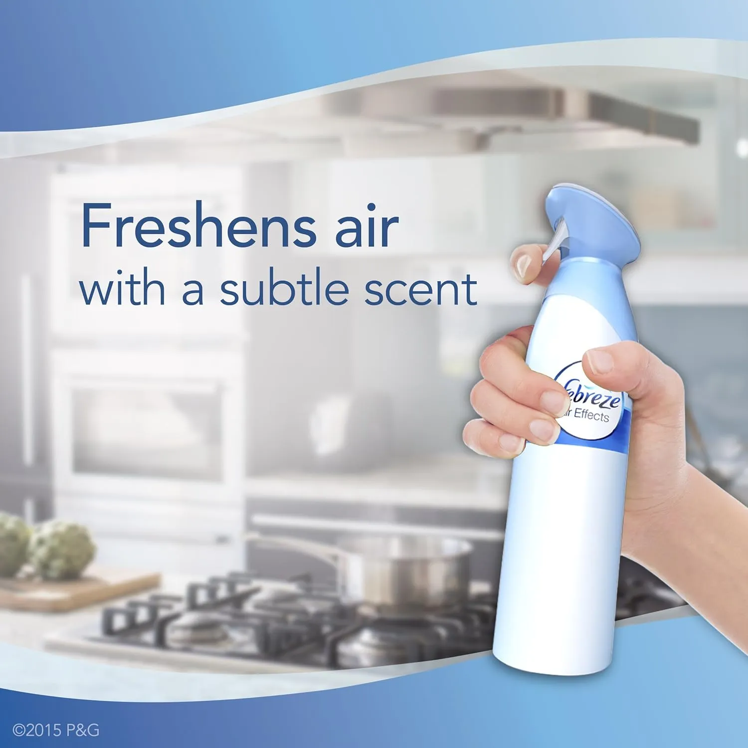 Febreze Air Effects Heavy Duty Crisp Clean Air Freshener, 2 ct