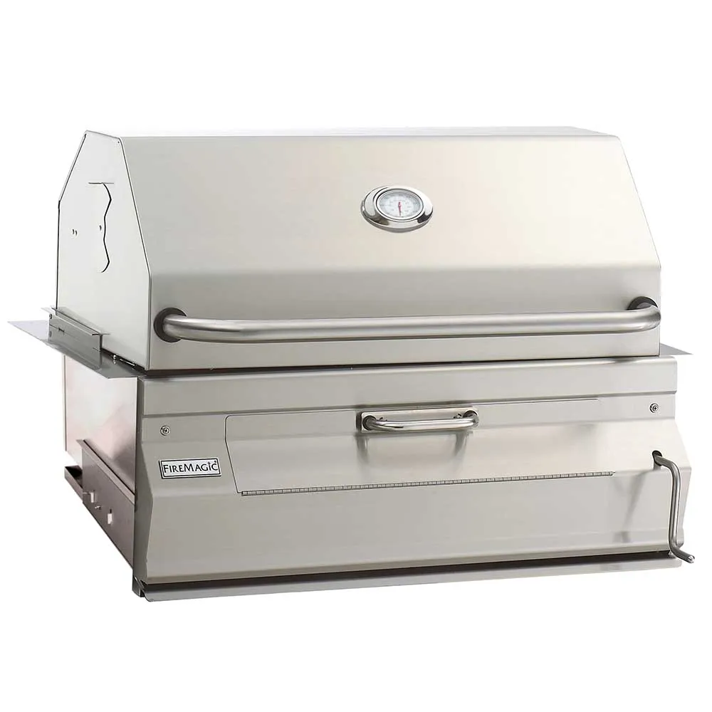 Fire Magic | Legacy 24” Built-In Smoker Charcoal Grill