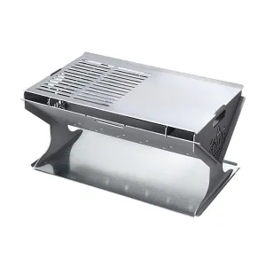 Fire Pit BBQ Outdoor Camping Portable Patio Heater Folding Packed Steel