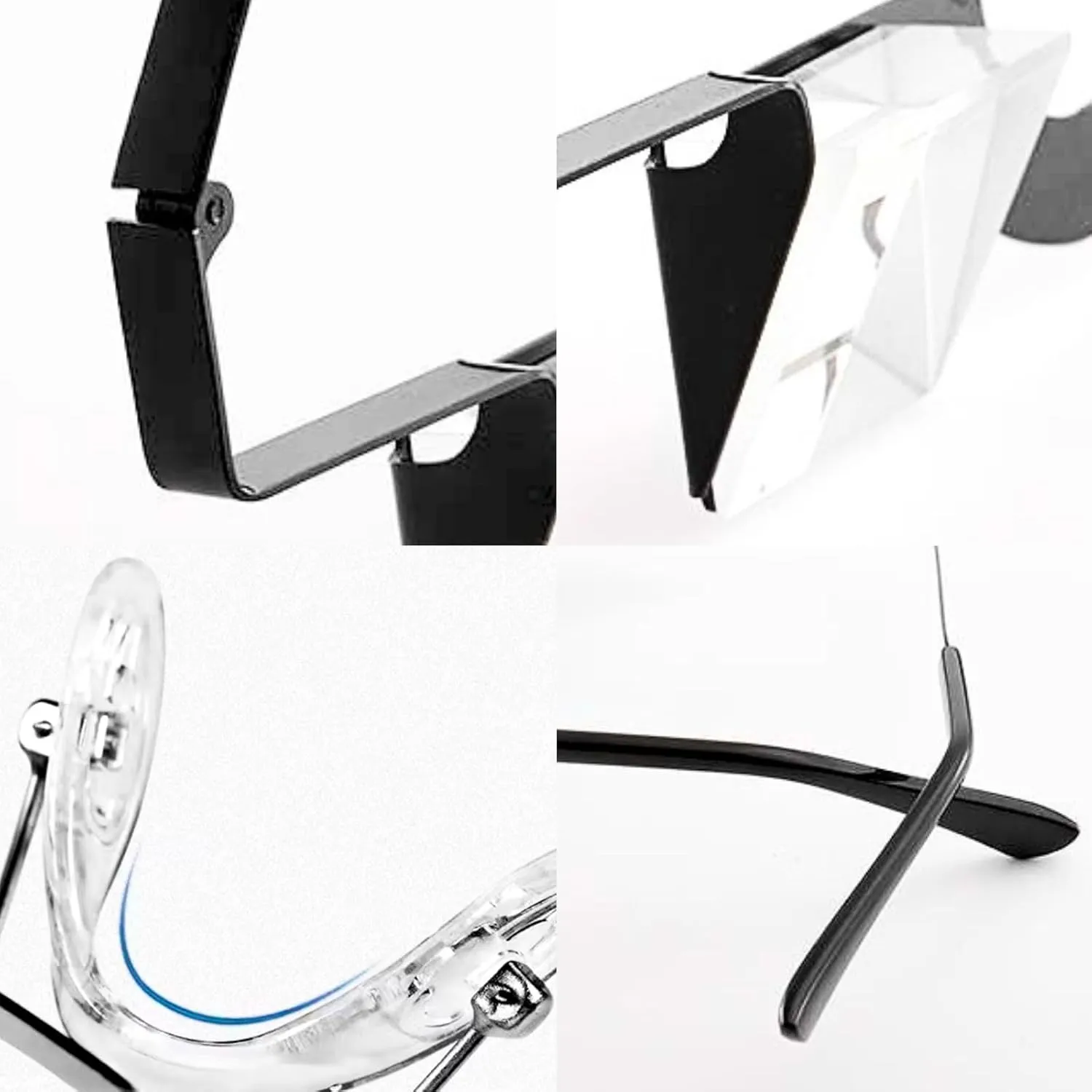 Flammi Lazy Glasses Prism Glasses Horizontal Spectacles Lie Down for Reading/Watching TV