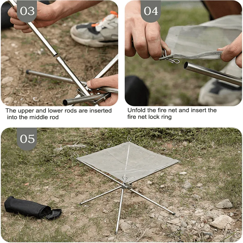FLARE - Folding Campfire Stand