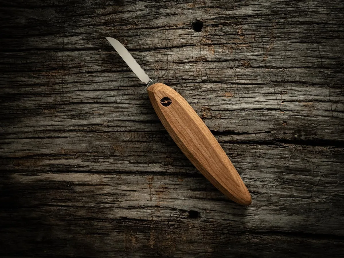 Flexcut Pro Series Wood Carving Tools | Precision USA-Made 2 inch Roughing Knife | Full Flat Grind 1095 Steel Blade | Ergonomic Knife Handle Eliminates Interference on Tight Cuts | FP03