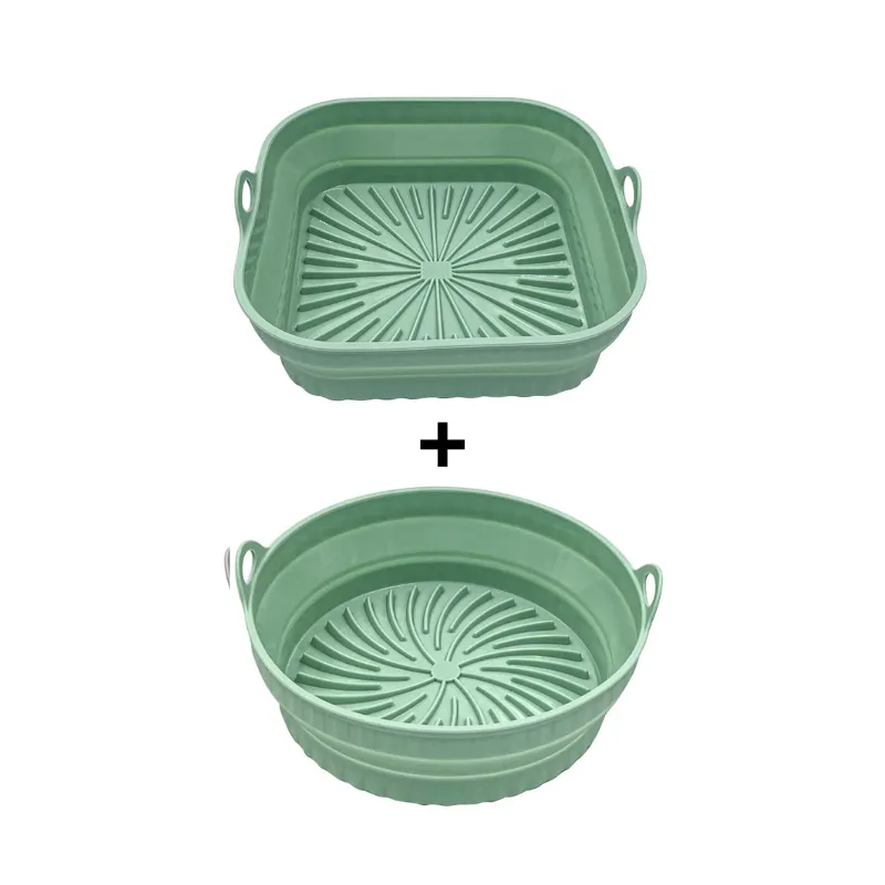 Foldable Air Fryer Silicone Grill Pan
