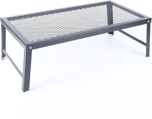 Folding Campfire Grill Heavy Duty Stainless Steel Cooking Grate for Camping Barbecue