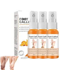 Foot Callus Removal Spray,Foot Peeling Spray Oil,Foot Heel Callus Remover Spray,Foot Peel Spray Remove Dead Skin,Suitable For Dry Rough Heels And Dry Toe Skin (3PCS)