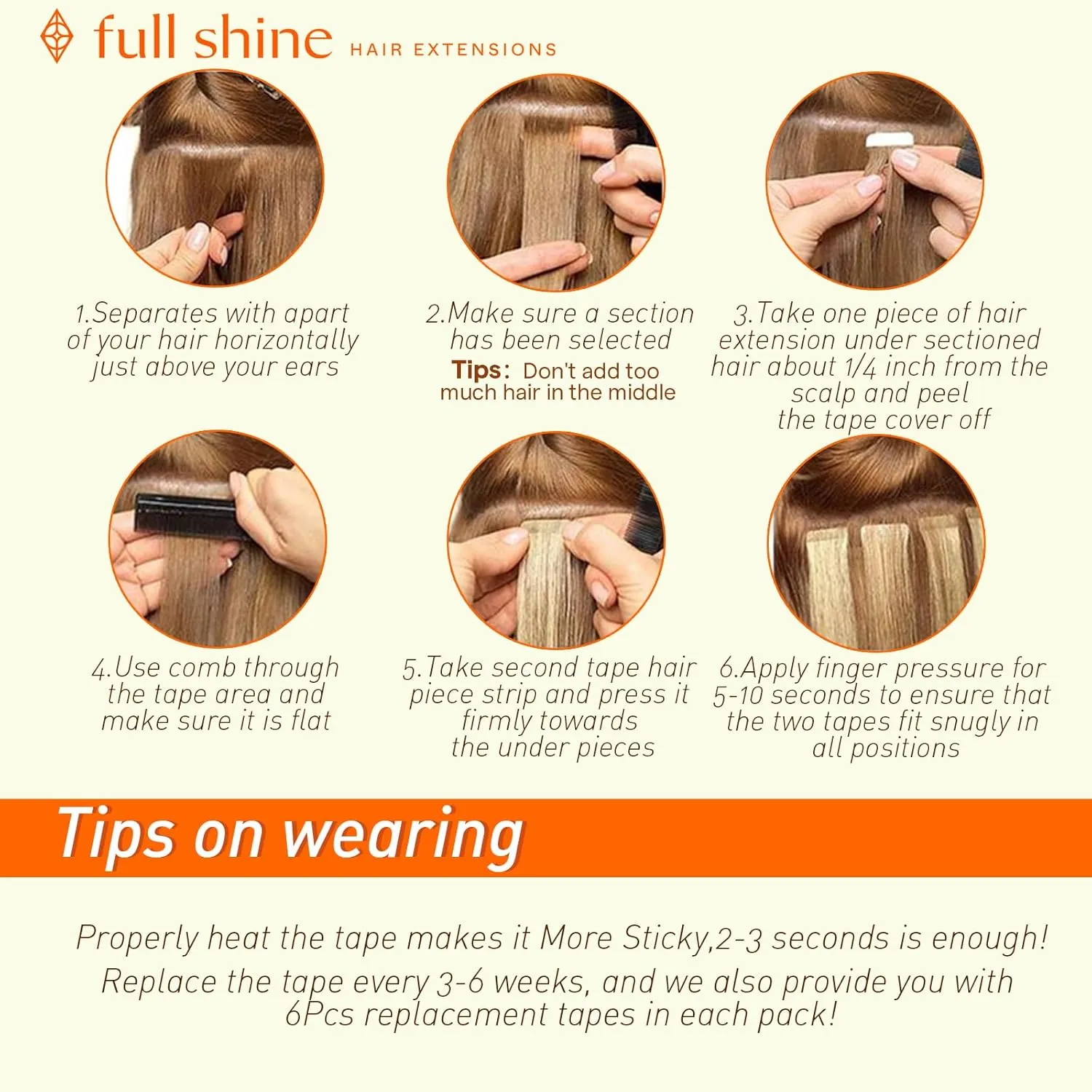 Full Shine Blonde Tape in Hair Extensions 20 Inch Real Human Hair Tape in Extensions Color 1000 Adhesive Glue in Hair Extension 40 Pcs 100 Gram Double Sided Tape ins Human Hair Extensions for Women