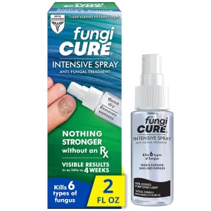 FUNGICURE Intensive Spray, Antifungal Treatment, Kills 6 Types of Fungus, Soothes Itching & Burning, 2 Fl Oz (Pack of 1)