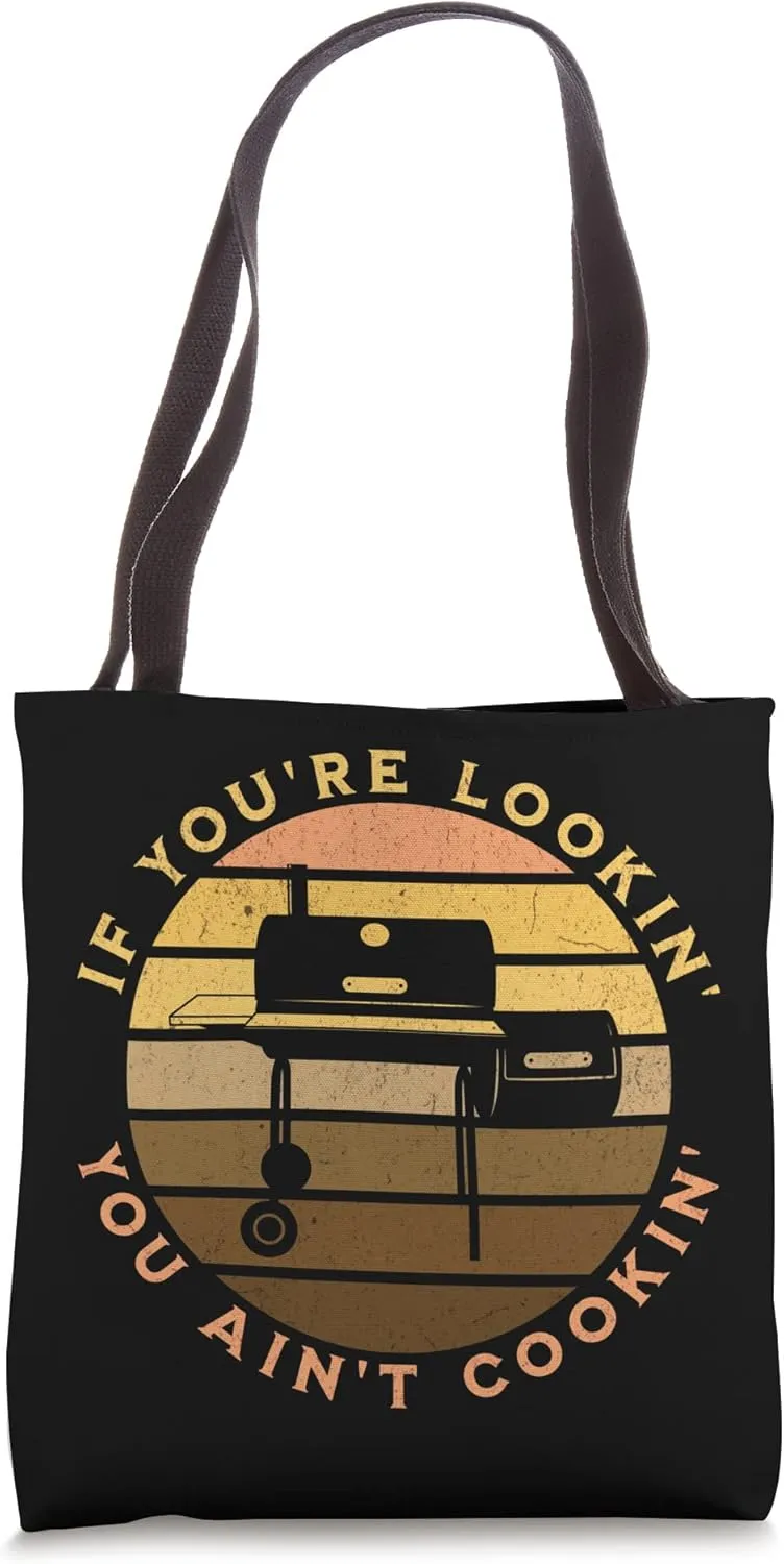 Funny Electric Pellet Charcoal BBQ Grill Smoker Tote Bag