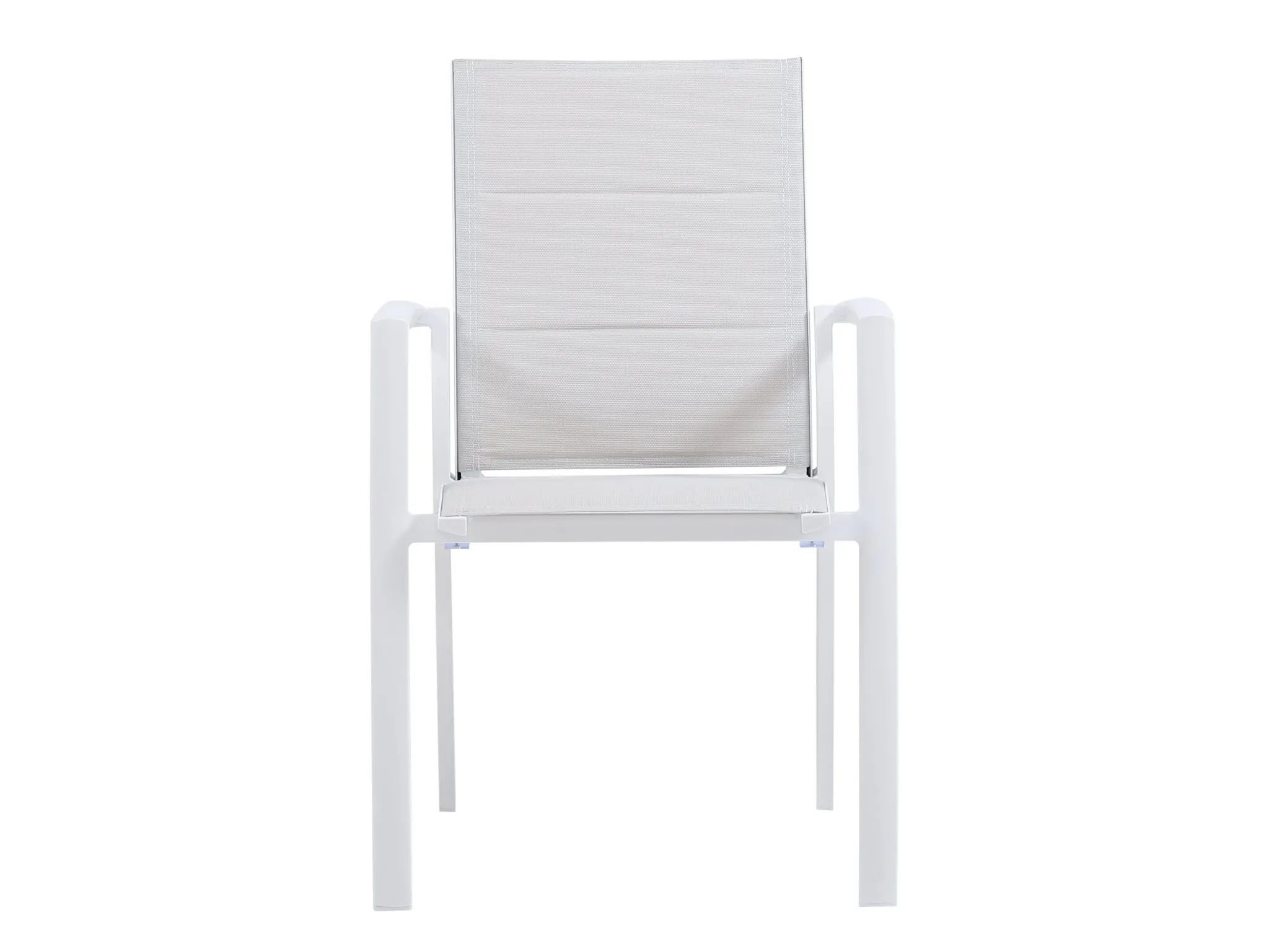 FurnitureOkay Marina-Mosman 9-Piece Ceramic Outdoor Extendable Dining Setting — White