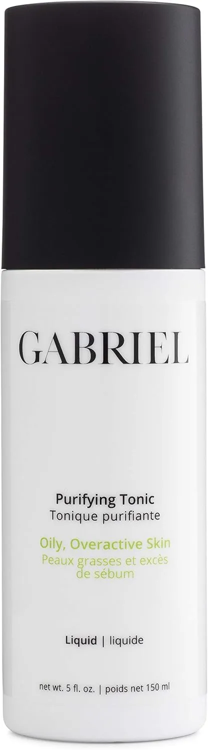 Gabriel Cosmetics Tonic | Natural, Paraben Free, Vegan, Cruelty-Free, Non GMO, 5 oz. (Purifying Tonic)