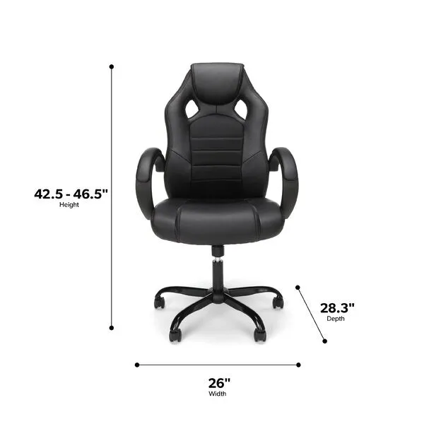 Gaming Chair with Metal Caster Swivel & Wheel Base