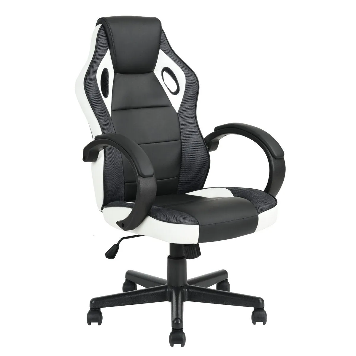 Gaming Chair with Nylon Caster Swivel & Wheel Base