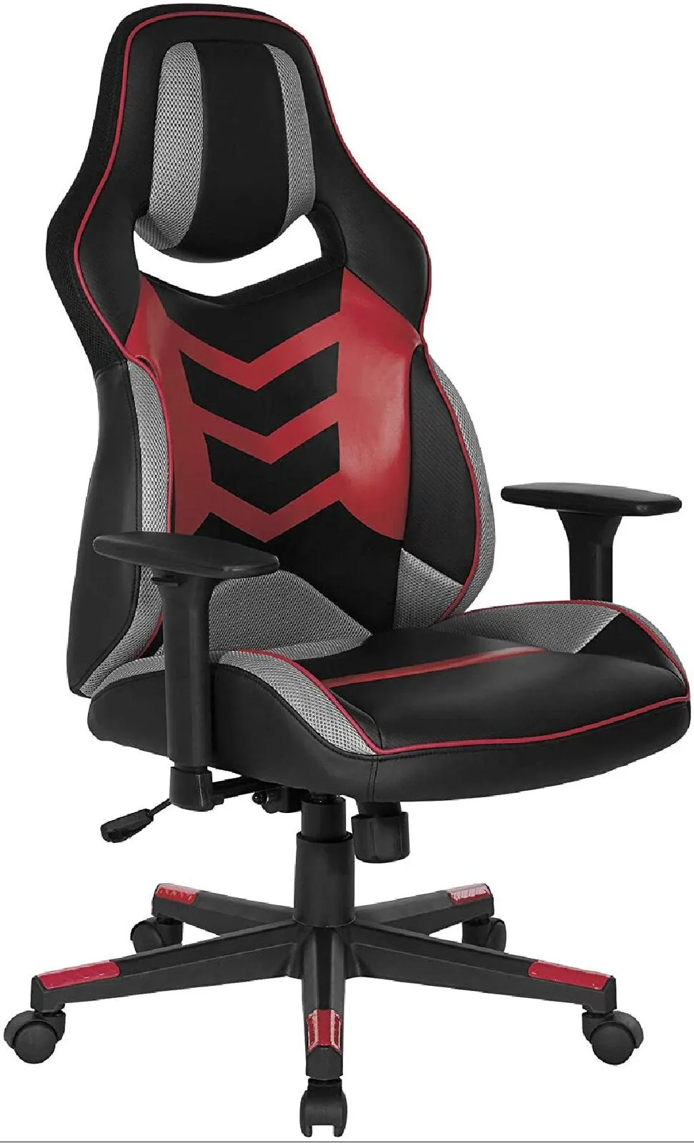 Gaming Chair with Nylon Caster Swivel & Wheel Base