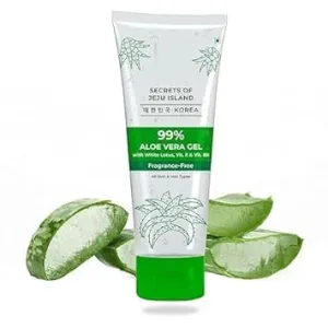 Gel 200ml with Vitamin E & Vitamin B5 for Face & Hair | Hydrates & Soothes Skin | Conditions & Softens Hair | Free from Parabens, Sulphates,