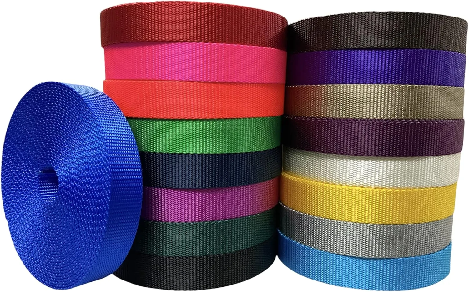 GGR Supplies Heavy Weight Duty Nylon Webbing Ideal for DIY Outdoor Projects. 1" Wide in 17 Colors.