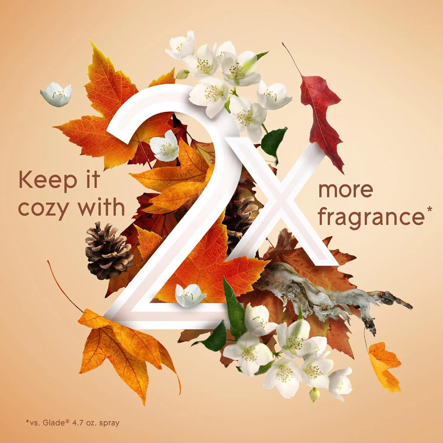 Glade Air Freshener Room Spray, Cashmere Woods, 8.3 oz, 6 Count