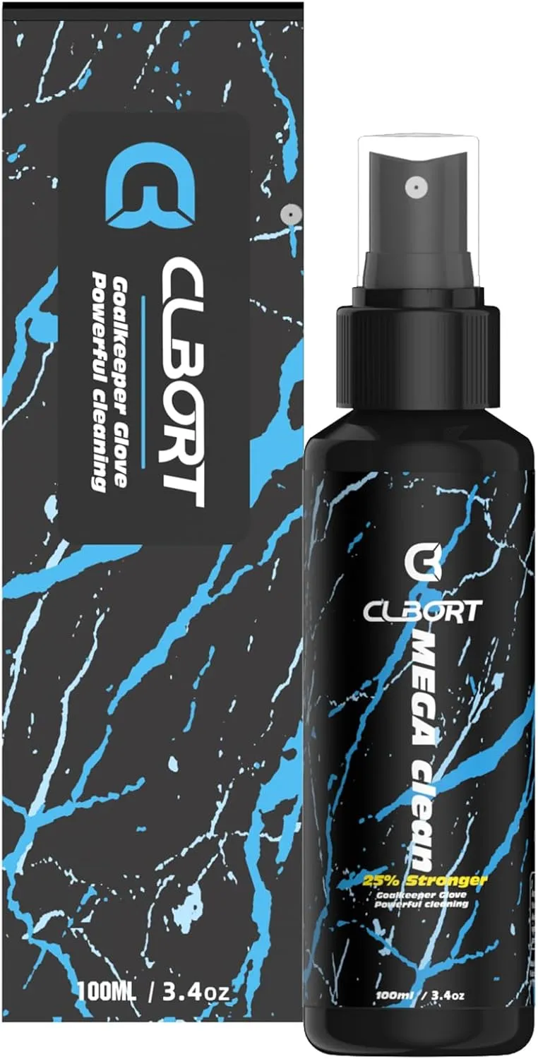 Goalkeeper Glove Grip Spray/Wash & Prepare Spray, MSDS Certified Goalie Glove Glue/Goalkeeper Gloves Cleaner, 100ml