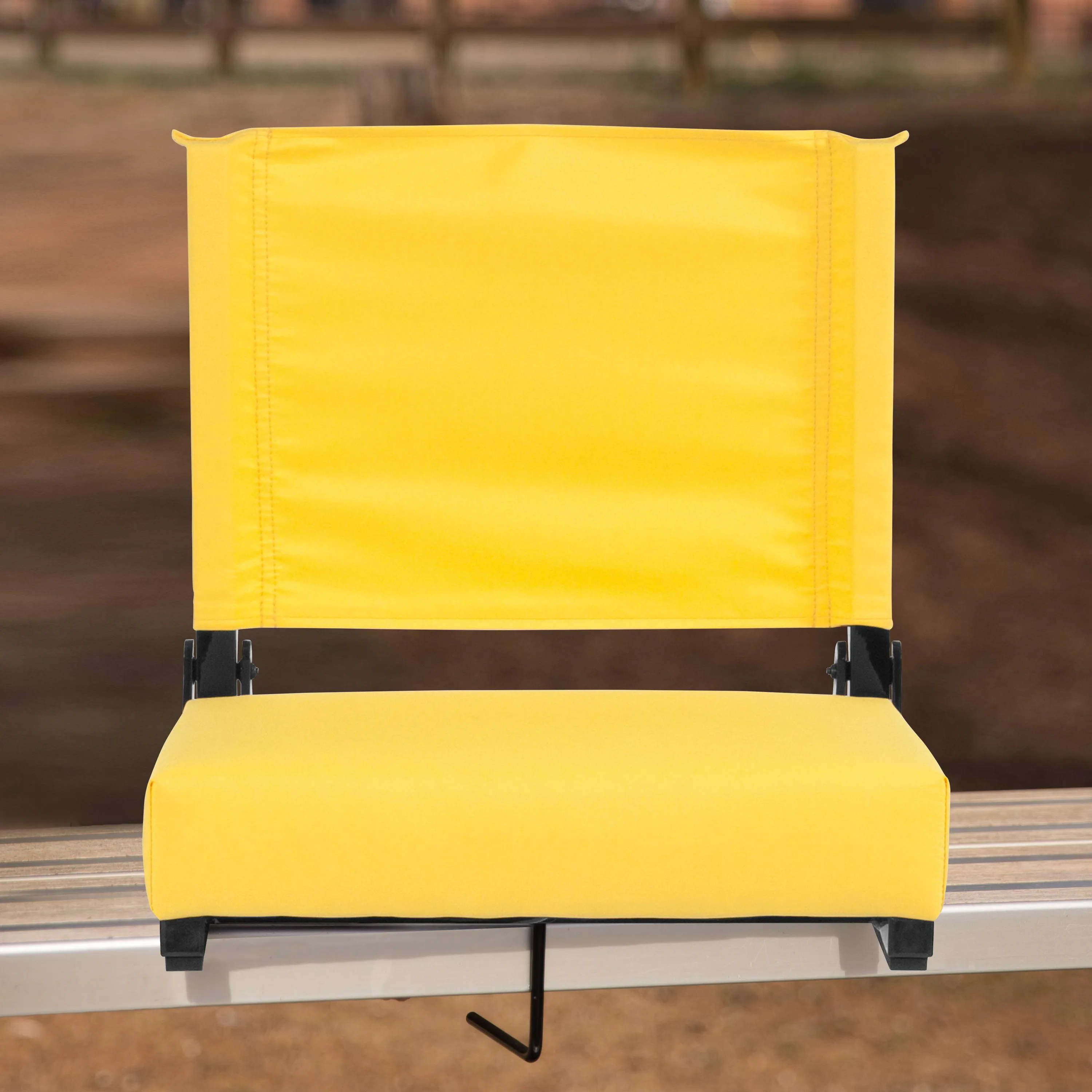 Grandstand Comfort Seats by Flash - 500 lb. Rated Lightweight Stadium Chair with Handle & Ultra-Padded Seat
