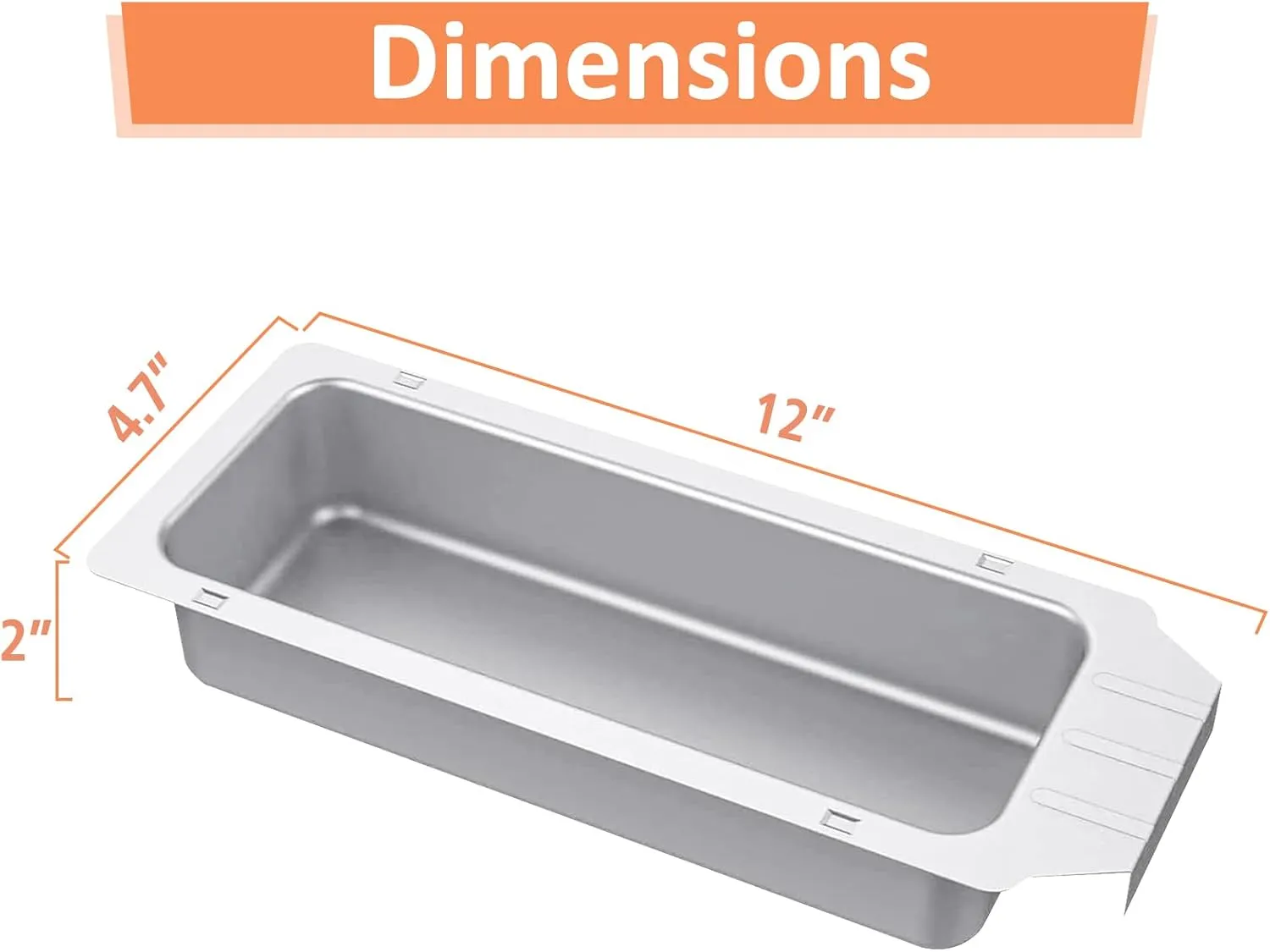 Grease Tray for Masterbuilt 560 Smokers and Grills Parts, for Masterbuilt 800 1050 XL Gravity Digital Charcoal Grill and Smoker, Grease Catcher Pan Replacement for Masterbuilt 560 Grill Accessories