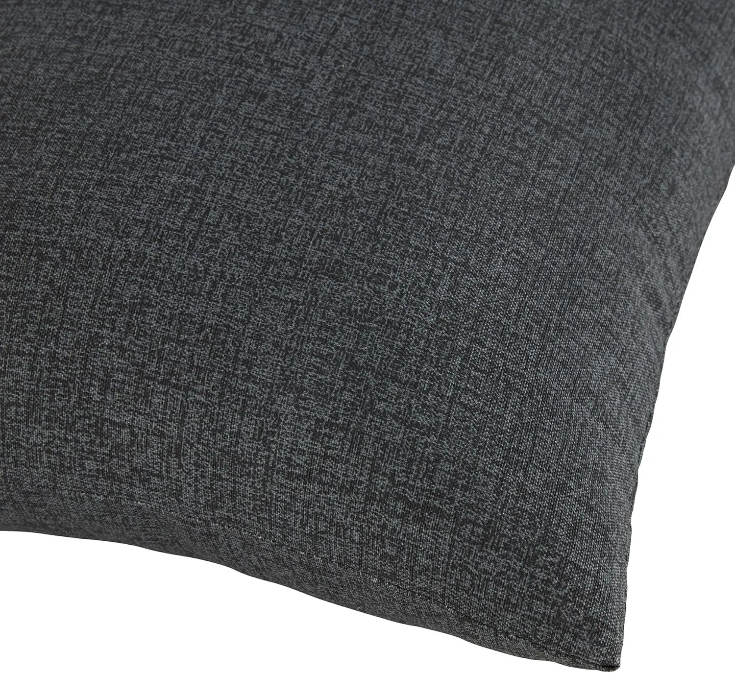 Greendale Home Fashions Outdoor 19x12 inch Rectangle Decorative Throw Pillow, 2-Pack, Graphite 2 Count