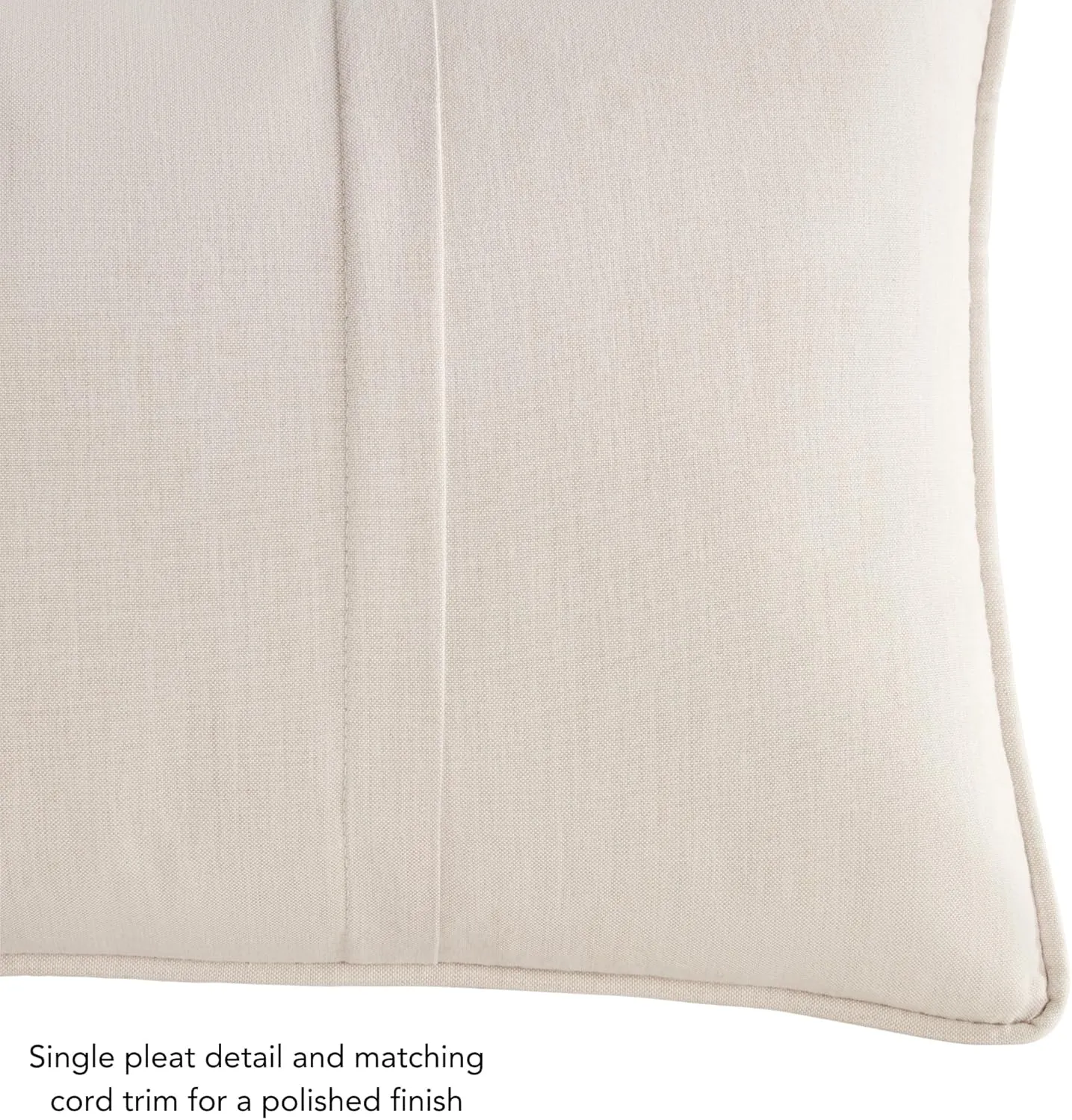 Greendale Home Fashions Sunbrella 20" Square Outdoor Throw Pillow with Removable Cover (Set of 2), Cast Pumice 2 Count