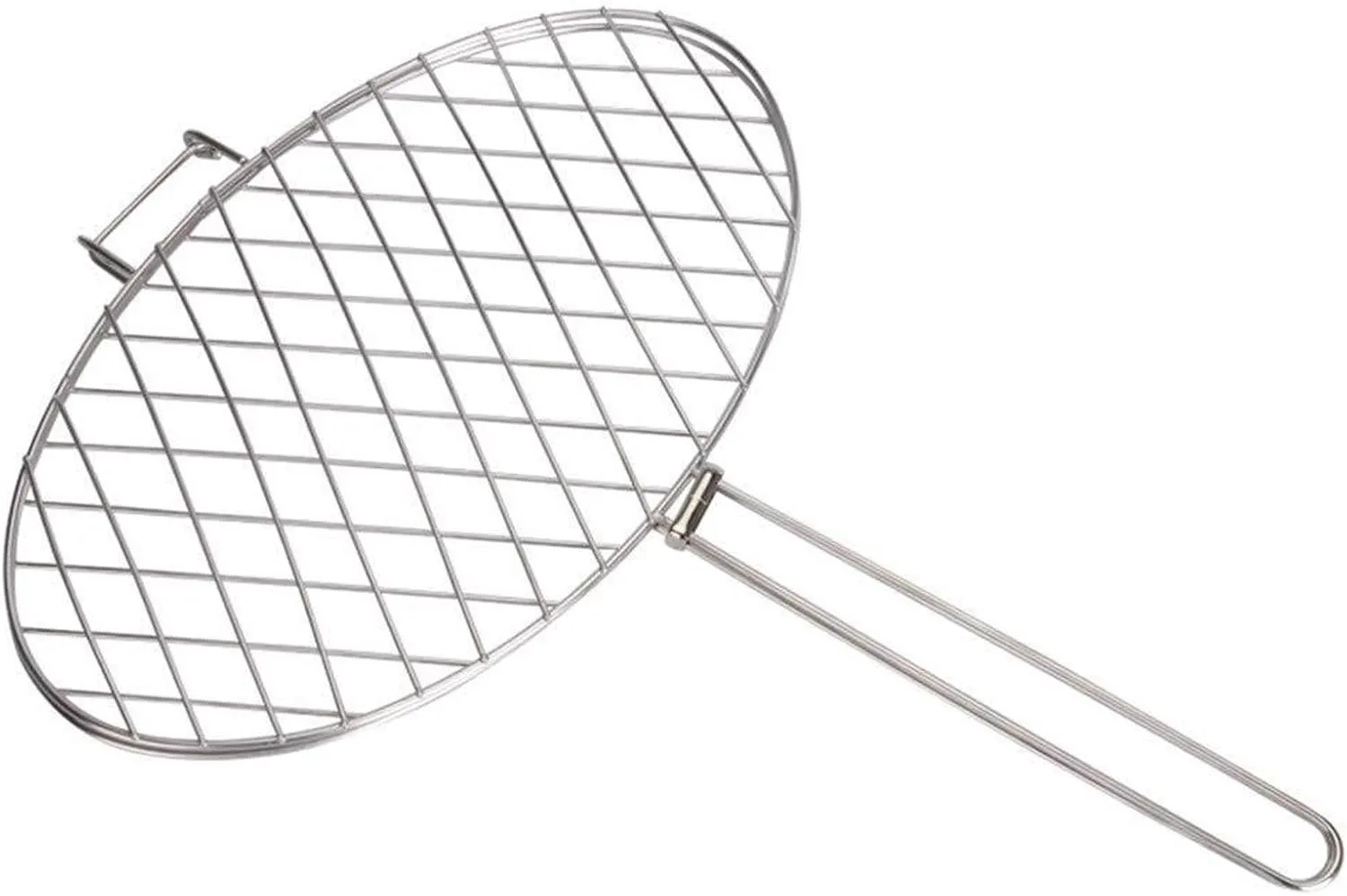 Grill Basket,BBQ Grill Rack, Barbecue mesh Clip,Stainless Steel Grilled Fish Clip Bold Large Grilled Fish Clip Outdoor Barbecue Tool Barbecue Meat Roast