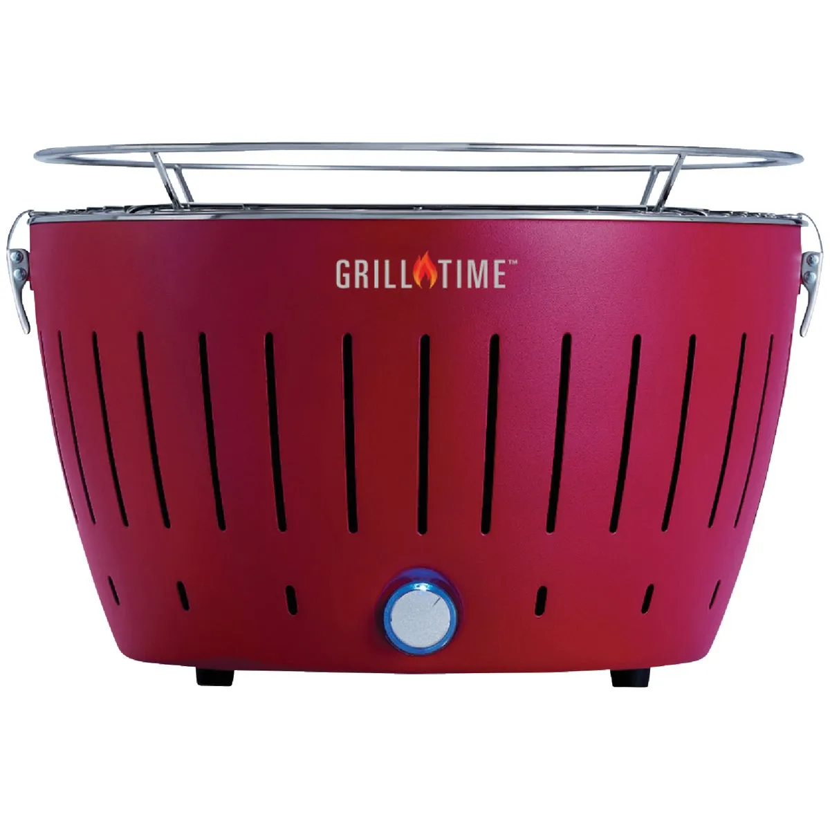 Grill Time Tailgater GT Red 124 Sq. In. Charcoal Portable Grill