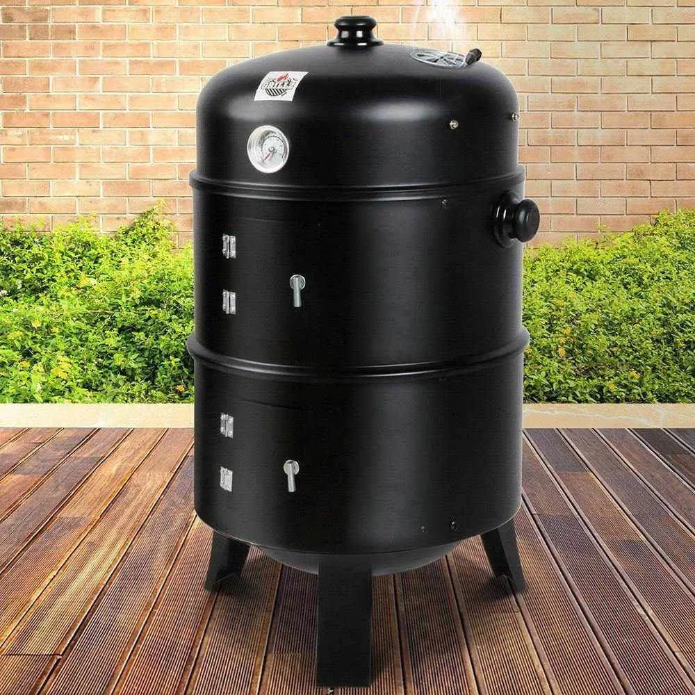 Grillz BBQ Grill 3-In-1 Charcoal Smoker