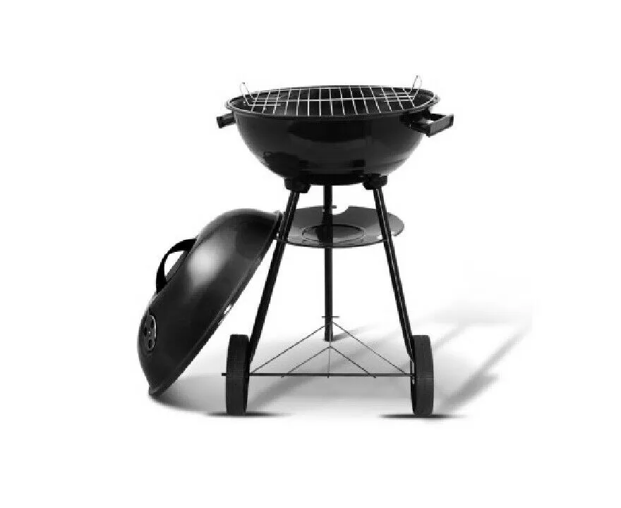 Grillz Charcoal BBQ Smoker Drill Outdoor Camping Patio Wood Barbeque Steel Oven