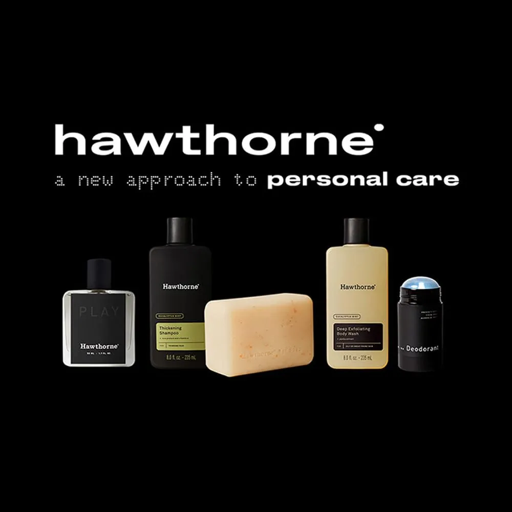 Hawthorne Sophisticated and Spicy Oud Cologne. A Rich and Captivating Fragrance of Rare Agarwood with Seville Orange and Egyptian Geranium Notes. 50 mL - 1.7 Fl Oz.