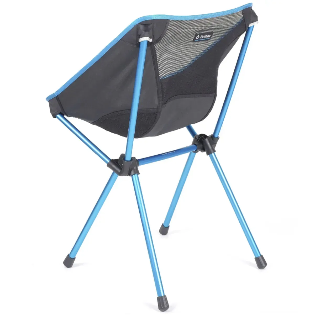 Helinox Cafe Chair - Light and Compact Camping Chair - Black / Cyan Blue Frame