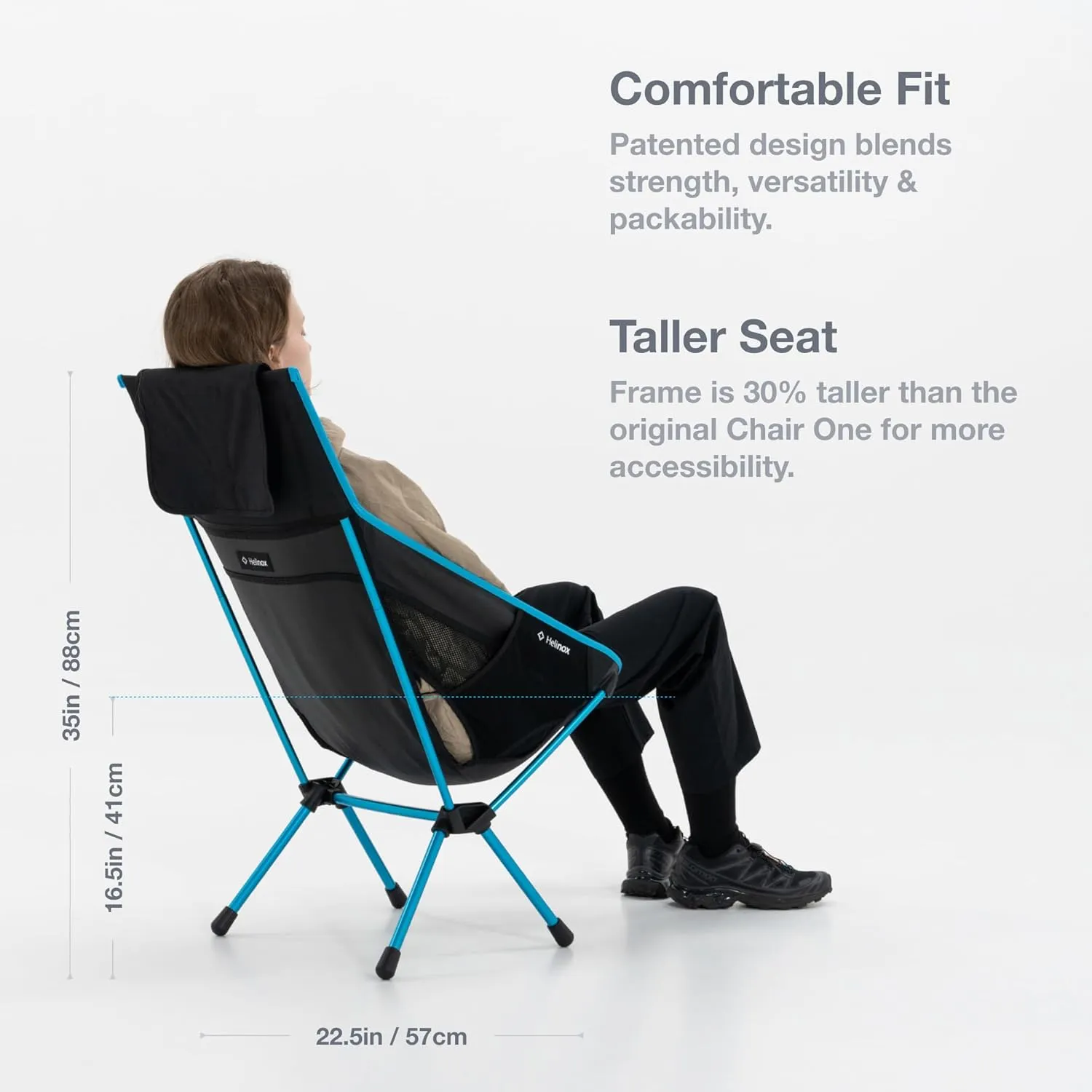 Helinox Chair One Highback (re) High-Performance Camping Chair, Xray Tiger Camo
