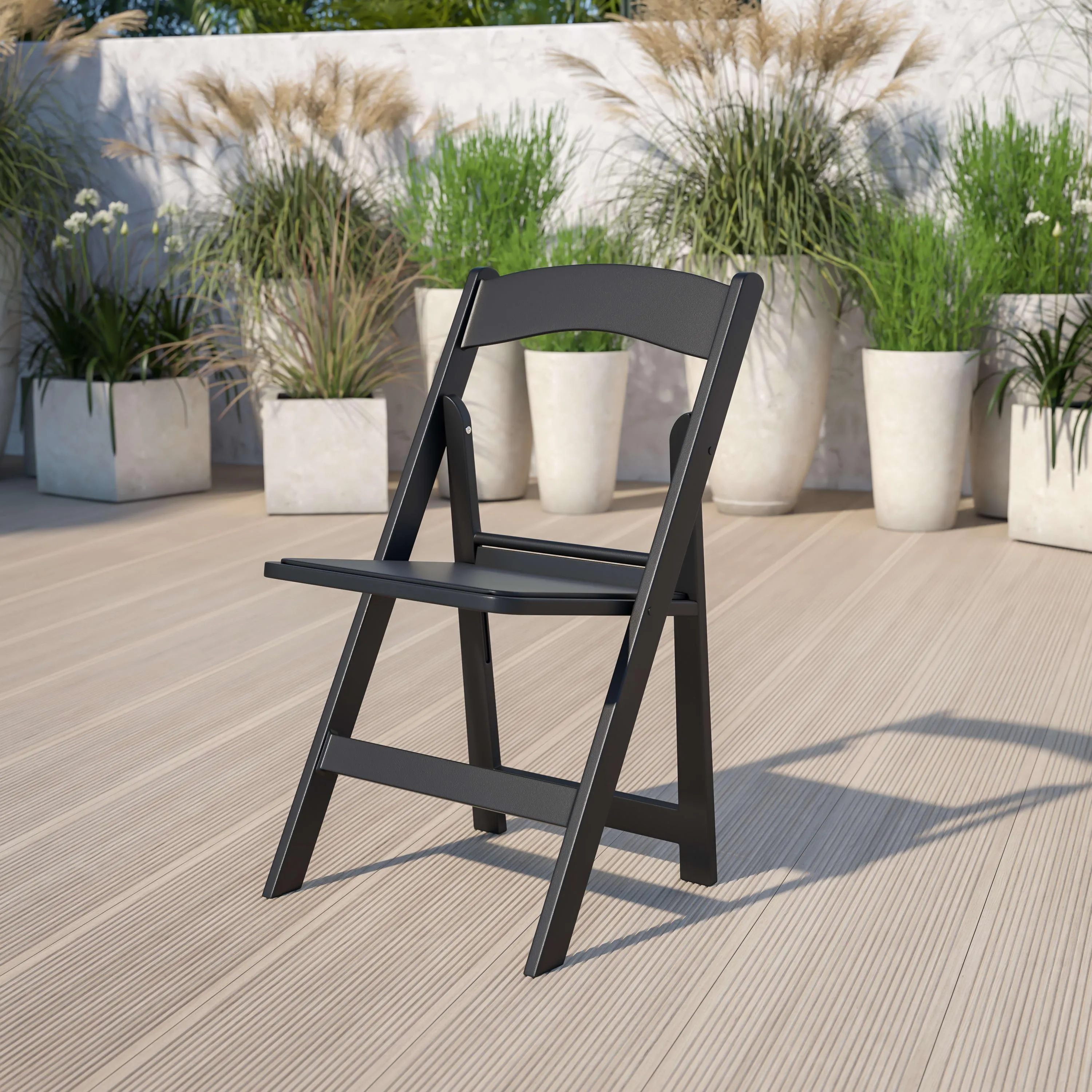 Hercules Folding Chair - Stackable Resin – 800LB Weight Capacity Event Chair
