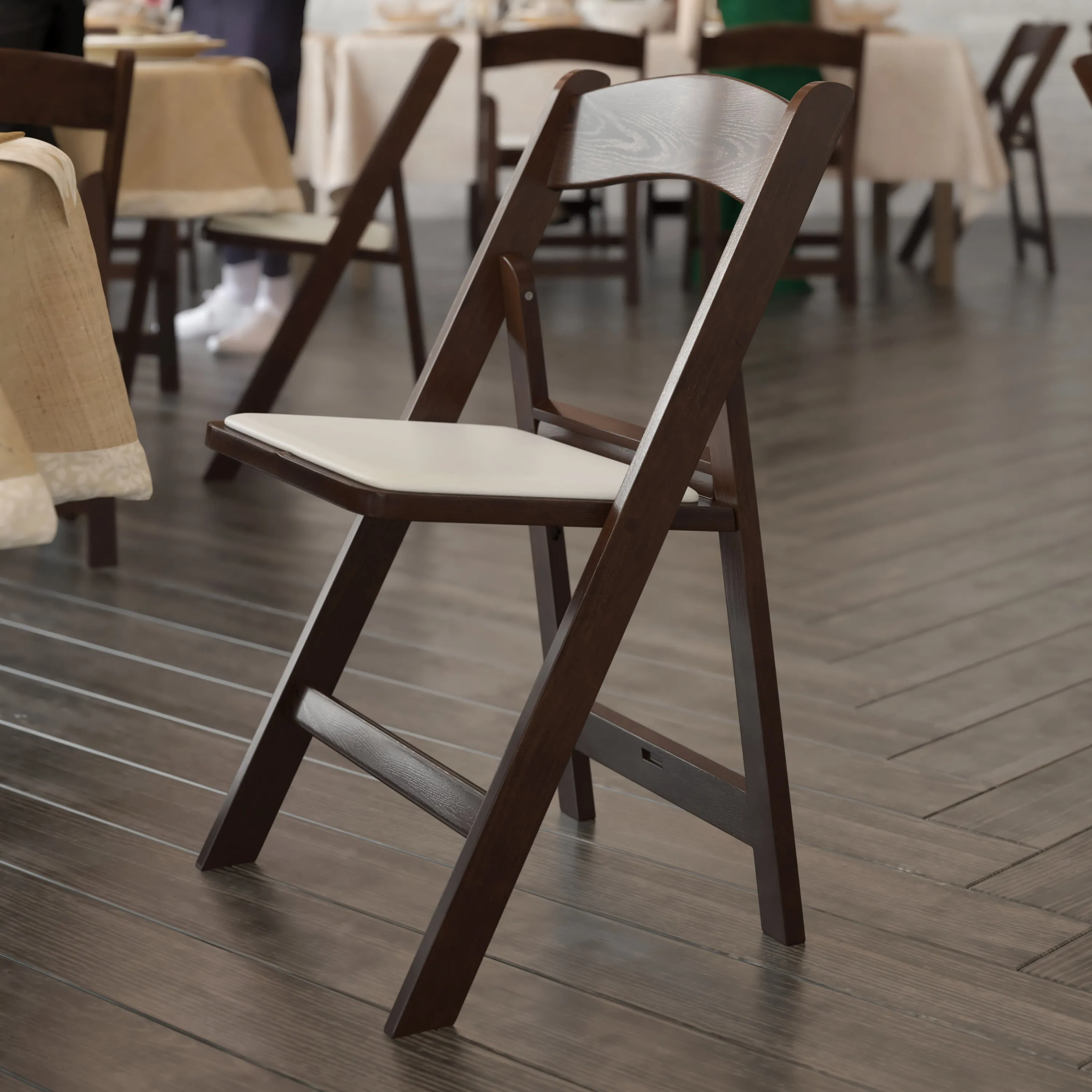 Hercules Folding Chair - Stackable Resin – 800LB Weight Capacity Event Chair