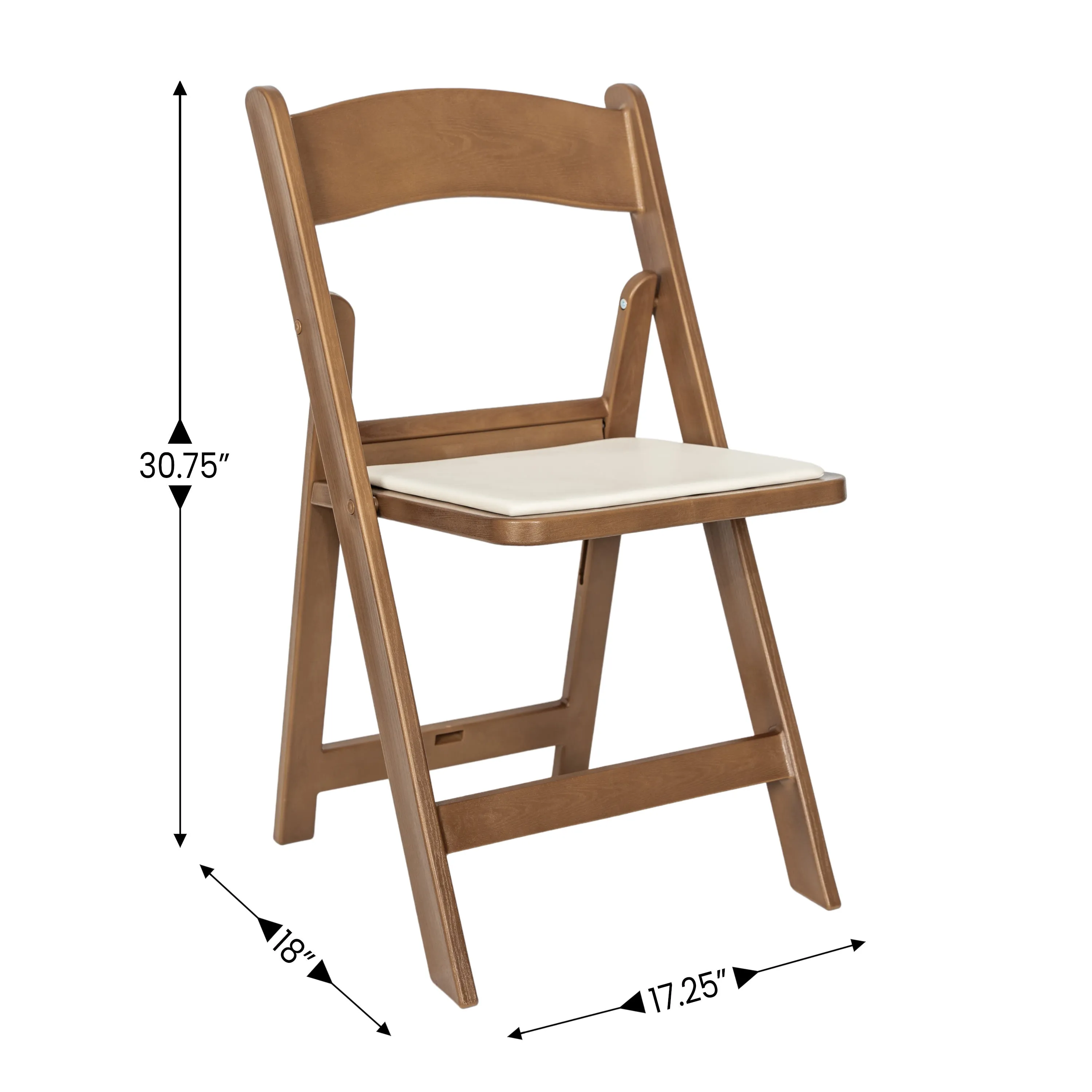 Hercules Folding Chair - Stackable Resin – 800LB Weight Capacity Event Chair