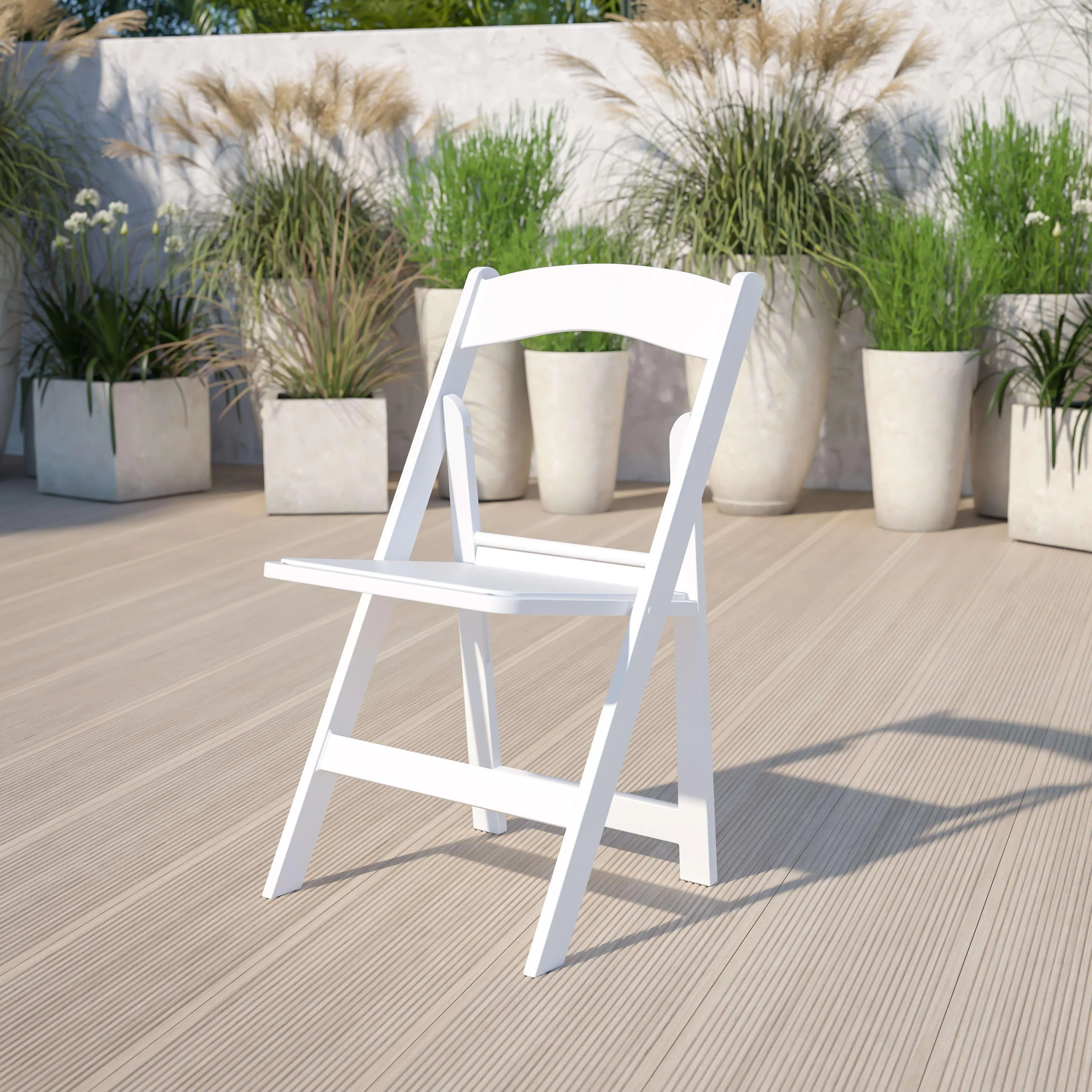 Hercules Folding Chair - Stackable Resin – 800LB Weight Capacity Event Chair