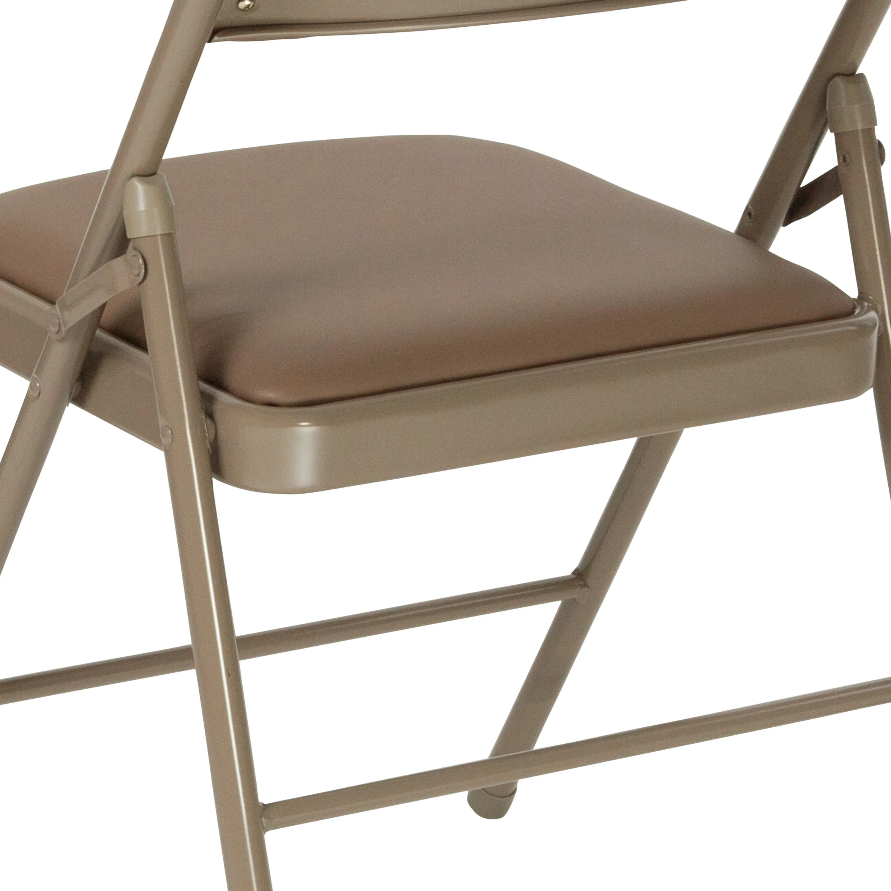 HERCULES Series Double Braced Vinyl Folding Chair