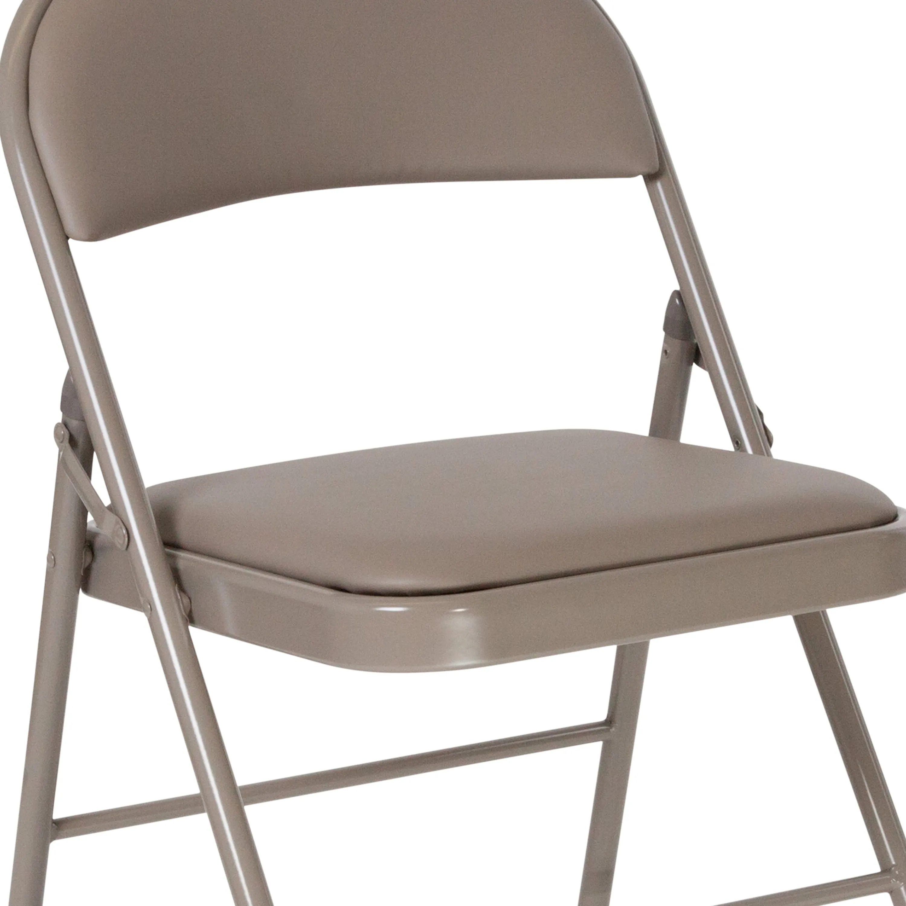HERCULES Series Double Braced Vinyl Folding Chair